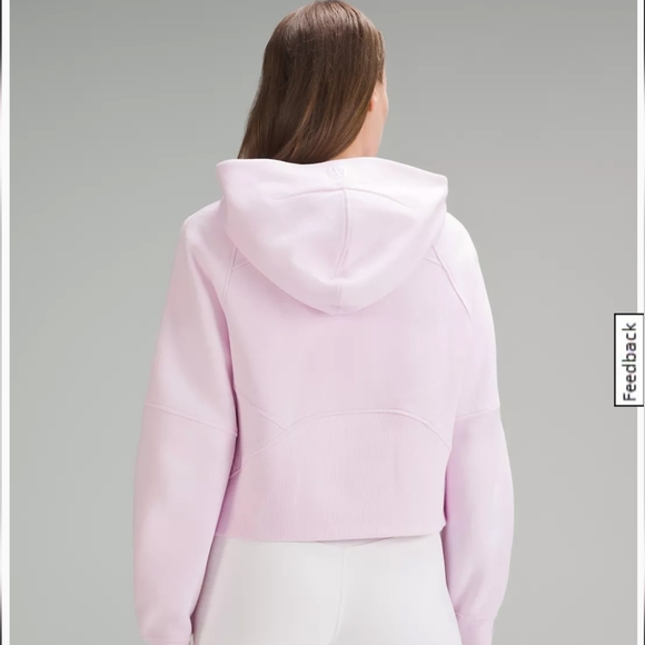 Lululemon Scuba Oversized Half-Zip Hoodie - Pink - Size XS/S - Picture 2 of 6